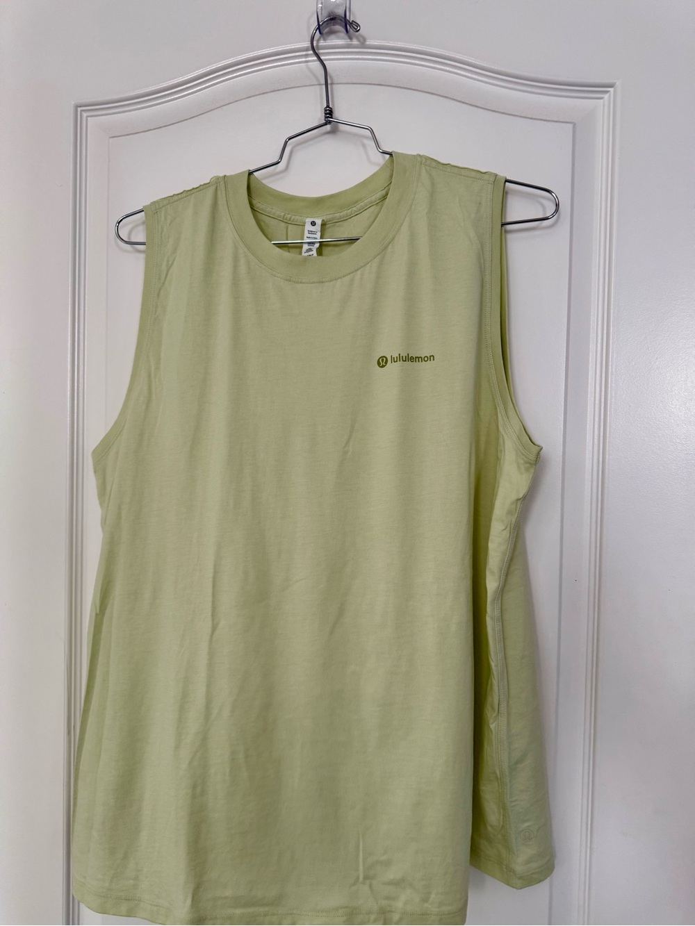 lululemon athletica Light Green Muscle Tee Tank